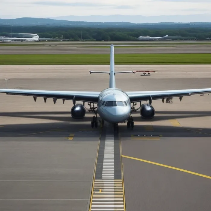 待機中の航空機-1